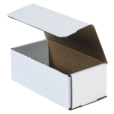 8 x 4 x 3" White Corrugated Mailers