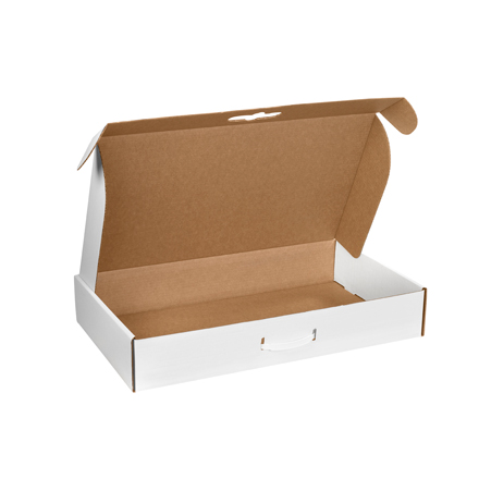 24 x 14 x 4" White Corrugated Carrying Cases