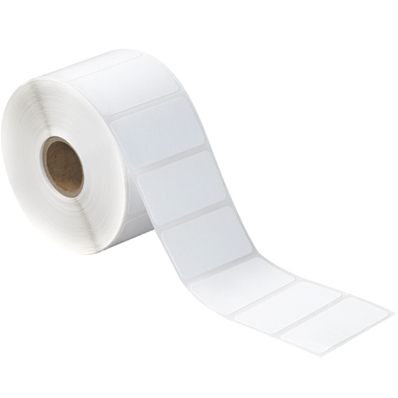 2 x 1/2" White Desktop Thermal Transfer Labels