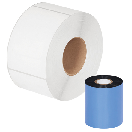 3.00" x 1181' Black Thermal Transfer Ribbons - Wax